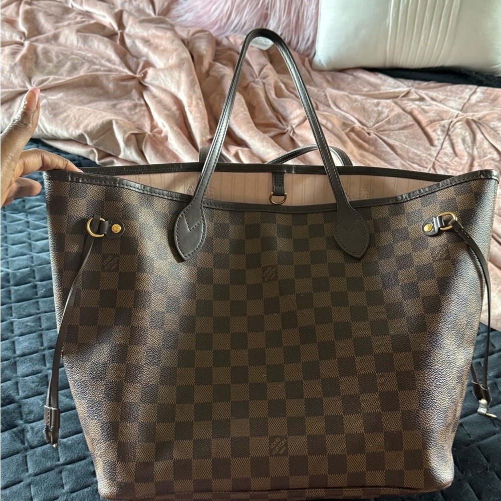 Louis Vuitton Brown Damier Ebene Tote Bag